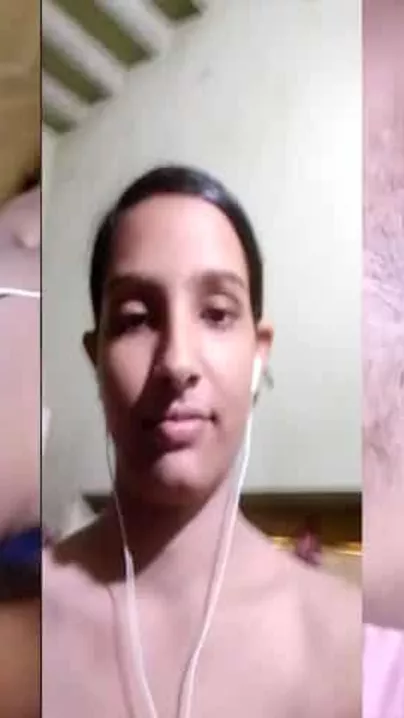 Cute college angel showing her assets on livecam selfie clip