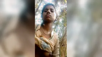 Village paramours XXX sex in the outdoor for the 1st time