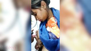 Office manager engulfing scoops of his staff