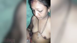 Dehati Bhabhi getting naked in front of her husbands ally