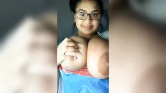 Super busty college cutie MMS movie