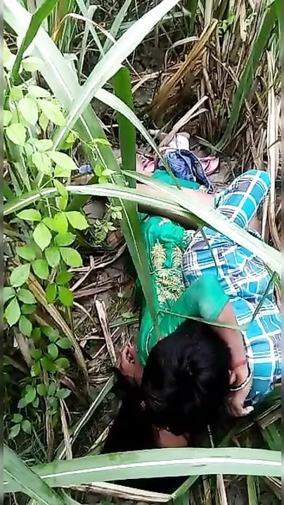 Dehati paramours having sex in a grass field
