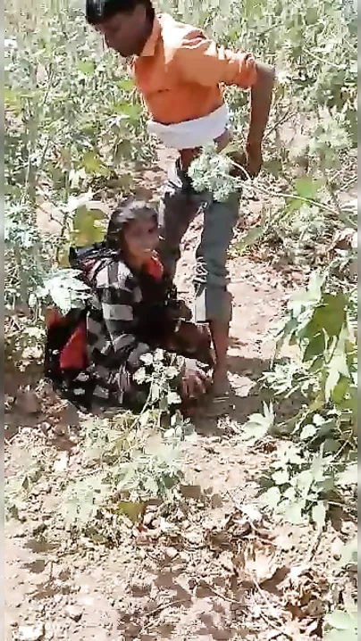 Dehati outdoor sex caught on livecam by a voyeur