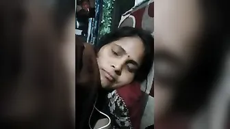 Sweet Desi Bhabhi exposing her wonderful soaked bumpers on web camera