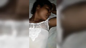 Indian Bhabhi groaning sex with her husbands stepbrother