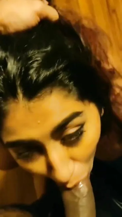 Hardcore Desi blowjob to her slavemaster video MMS