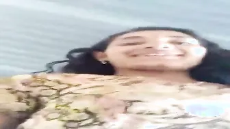 Stripped slim Mallu gal sex talk with her boyfriend on live call