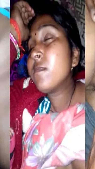 Sleeping Dehati wife bare MMS sex clip