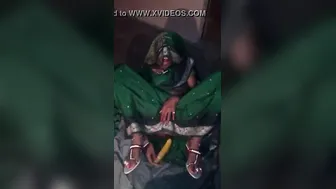 Shy village wife dildoing in front of cam