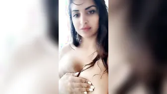 Super sexy booby wife nude shower selfie movie