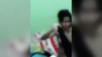 Indian pair home sex act captured on hidden livecam