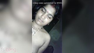 Cute wife riding penis MMS movie