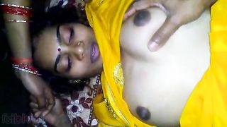 Dehati sexy unshaved slit drilled by her BOYFRIEND