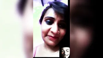 Sonia Bhabhi boob show on a video call