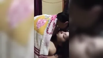 Indian homely Bhabhi sex with ex-lover at her home