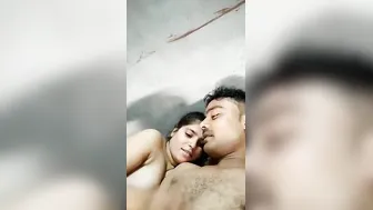 Cute paramours home sex MMS movie dripped