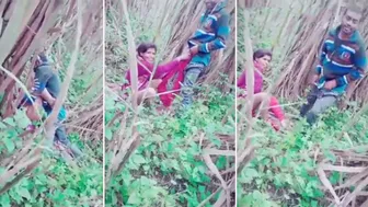 Indian Randi outdoor sex act caught by a voyeur