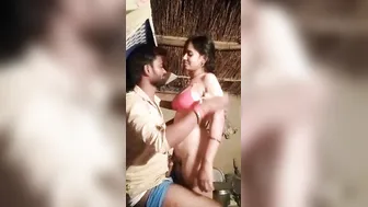 Handsome Indian sets camera to film sex with Desi XXX partner