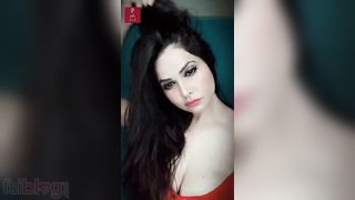 Aabha Paul   TOPLESS STRIP SHOW IN HER APP