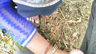 Indian Village Lady With Natural Hairy Pussy Outdoor Sex Desi Radhika