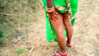 Calling her to bushes and destroying her tight ass