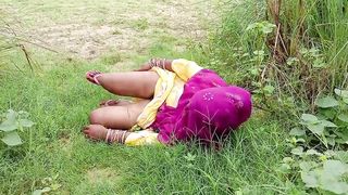 साढुवाईन को खेत मे बुलया और फिर