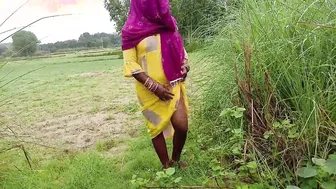Calling her to the field and banging this married woman