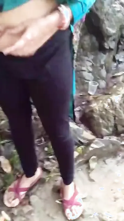 Wife Outdoor Pissing And Fucked By Stranger In Wood