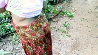 Sister Outdoor Pissing and getting Fucked In the Farm Bathroom by Daddy