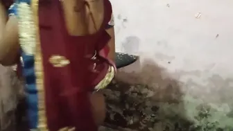 Indian girl in a saree has quick sex with devar
