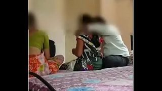 Desi threesome sex with with two famales! Scandal MMs