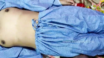 Indian man sticks dildo and XXX dick into wet twat of Desi hottie