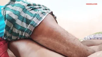 Excited Desi man fucks friend's slutty wife in XXX spoon position