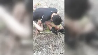 Gorgeous village bhabhi fucked and swallows outdoor, desi sex mms