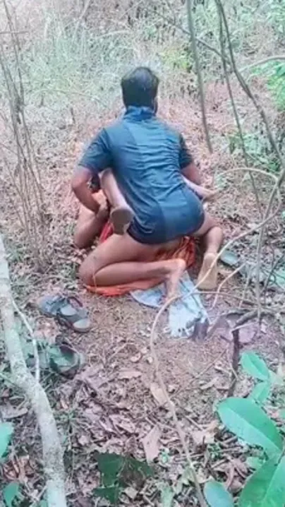 Desi village Randi Bhabhis outdoor fucking with local boy, leak mms porn