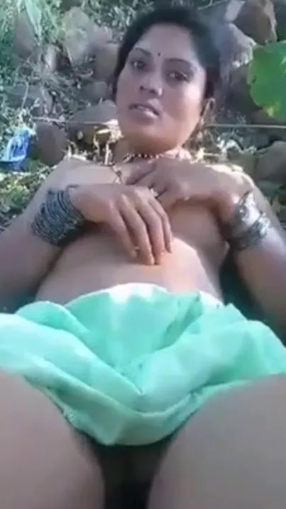 Lusty village aunty lures local boy and fucks him outdoors, Desi mms porn