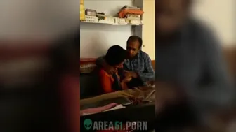 Kinky teacher sucking nipples of student in coaching! Desi scandal MMS