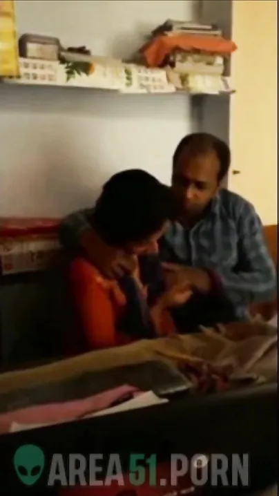 Kinky teacher sucking nipples of student in coaching! Desi scandal MMS