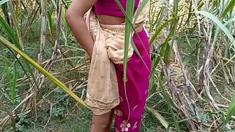 Desi village girl is paid for XXX marathon in the fresh air