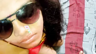 Point of view XXX video where Desi sucks dick without taking off sunglasses