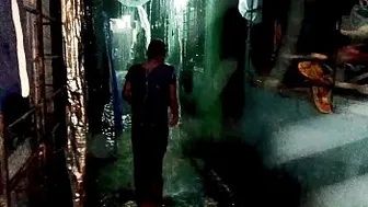 Rain makes the Desi girl so happy that she flashes XXX parts