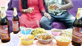 Friend invites the Desi girl to drink some beer and drills XXX cave