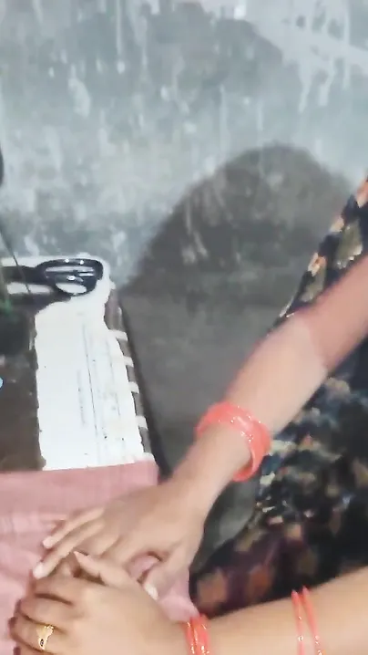 Anal sex with XXX buddy is the only thing to distract the Desi tailor