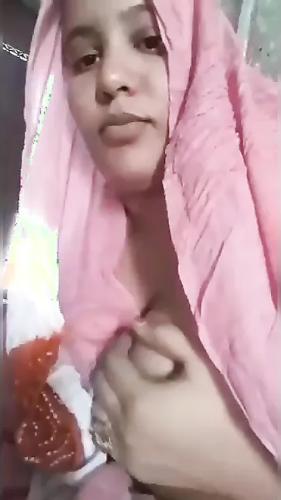 Shy Desi wife finds the courage to reveal XXX melons on the camera