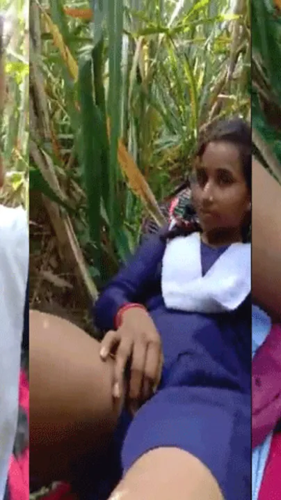 Naughty Desi teen shows her bald XXX pussy outdoors in MMS video