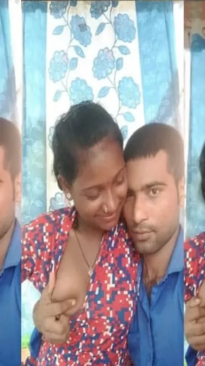 Handsome lover touches Desi cutie's XXX fruit and films it on camera