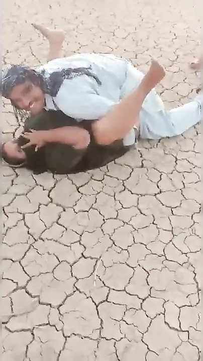Friend captures Desi boy chaotically fucking XXX whore on the ground