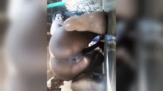 Lecherous Desi hottie demonstrates her bubble booty and XXX slit