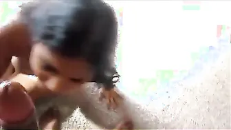 Amazing Desi slut teases with her naked body and gives XXX blowjob