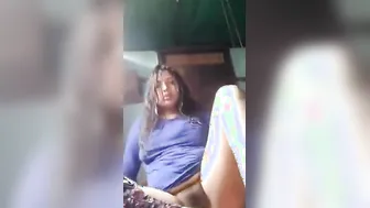 Elated Desi hottie spreads legs to finger her cute cunt for MMS clip